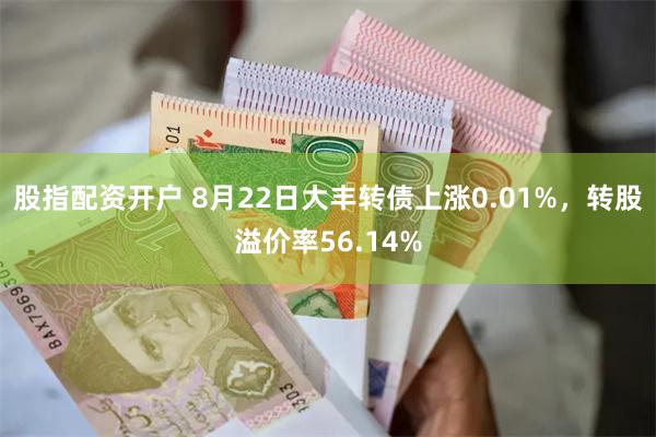 股指配资开户 8月22日大丰转债上涨0.01%，转股溢价率56.14%