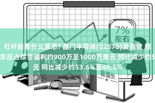 杠杆股票什么意思? 晶门半导体(02878)发盈警 预期2024年度股东应占综合溢利约900万至1000万美元 同比减少约53.6%至48.5%